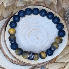 Bracelet 7 Chakras - 24,90€ - Pierres Naturelles - Artisanal 