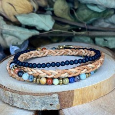 bracelet lithothérapie bohême harmonie