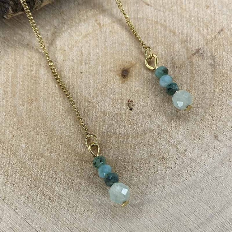 boucles d'oreilles lithothérapie