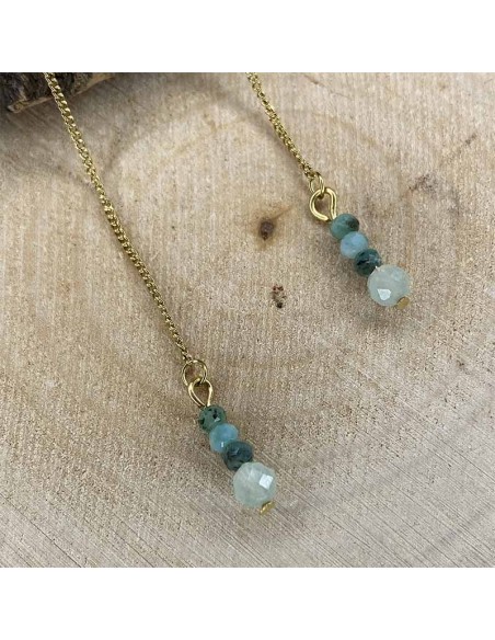 boucles d'oreilles lithothérapie