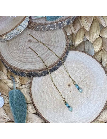 boucles d'oreilles lithothérapie