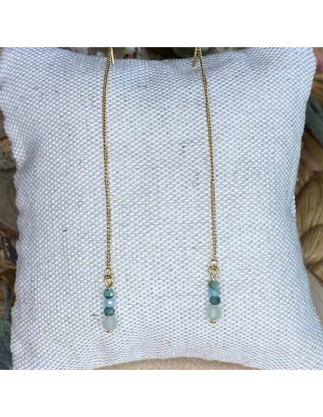 boucles d'oreilles lithothérapie