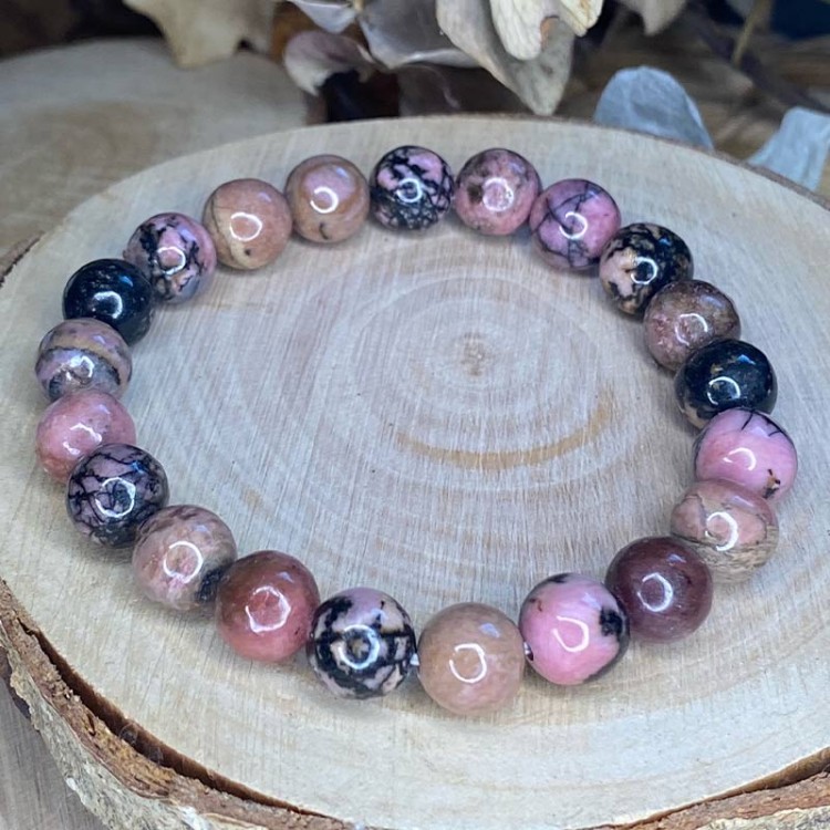 bracelet rhodonite bracelet rhodonite