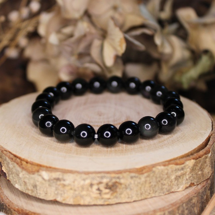 Bracelet Obsidienne