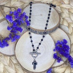 collier onyx et pyrite 2