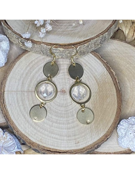 Boucles d'oreilles litothérapie spark Boucles d'oreilles litothérapie spark