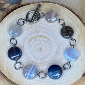 bracelet en agate
