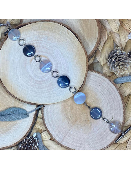 bracelet en agate