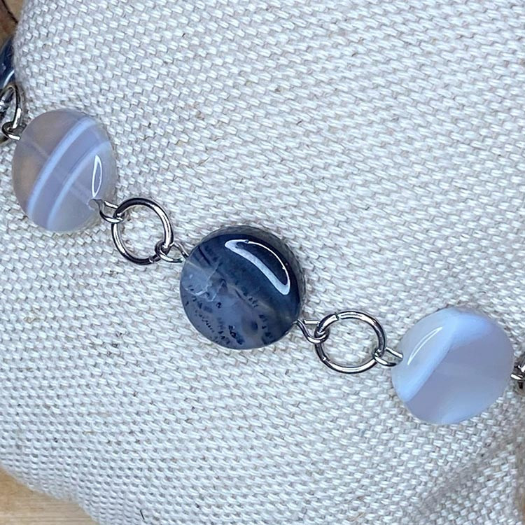 bracelet en agate