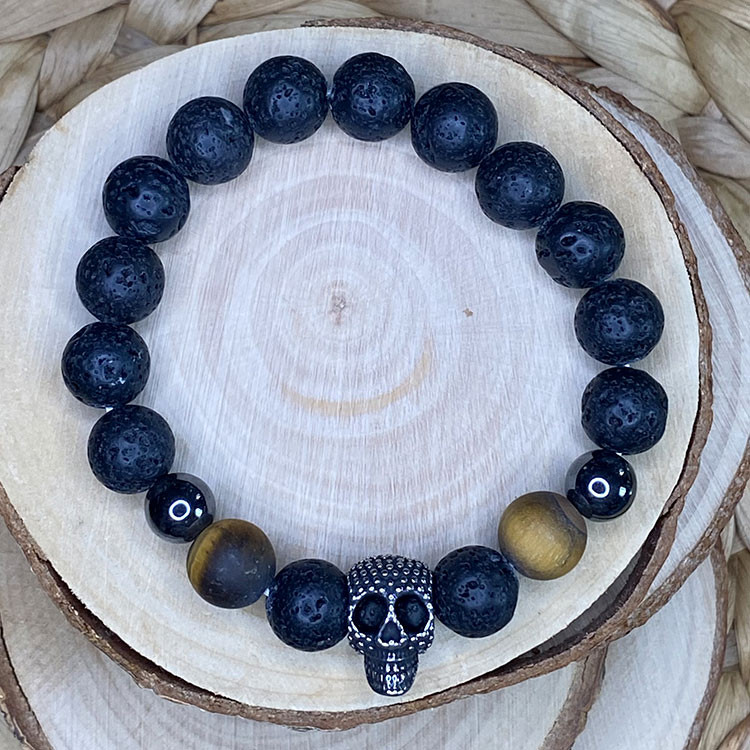 Bracelet homme lithothérapie Bracelet homme lithothérapie