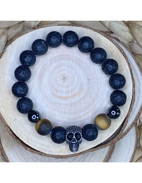 Bracelet homme lithothérapie Bracelet homme lithothérapie