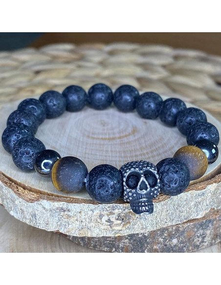 Bracelet homme lithothérapie Bracelet homme lithothérapie