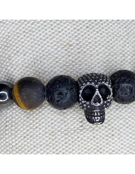 Bracelet homme lithothérapie Bracelet homme lithothérapie