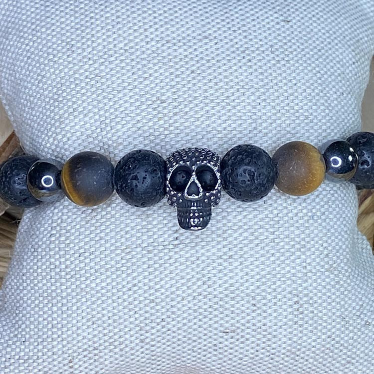 Bracelet homme lithothérapie Bracelet homme lithothérapie