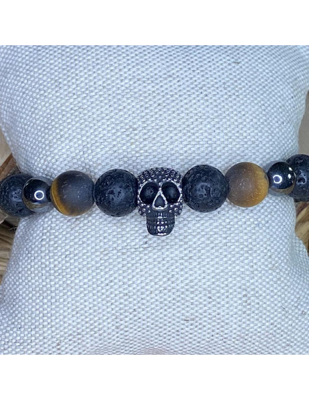 Bracelet homme lithothérapie Bracelet homme lithothérapie