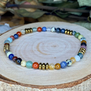 Bracelet Ethnique Harmonie lithothérapie