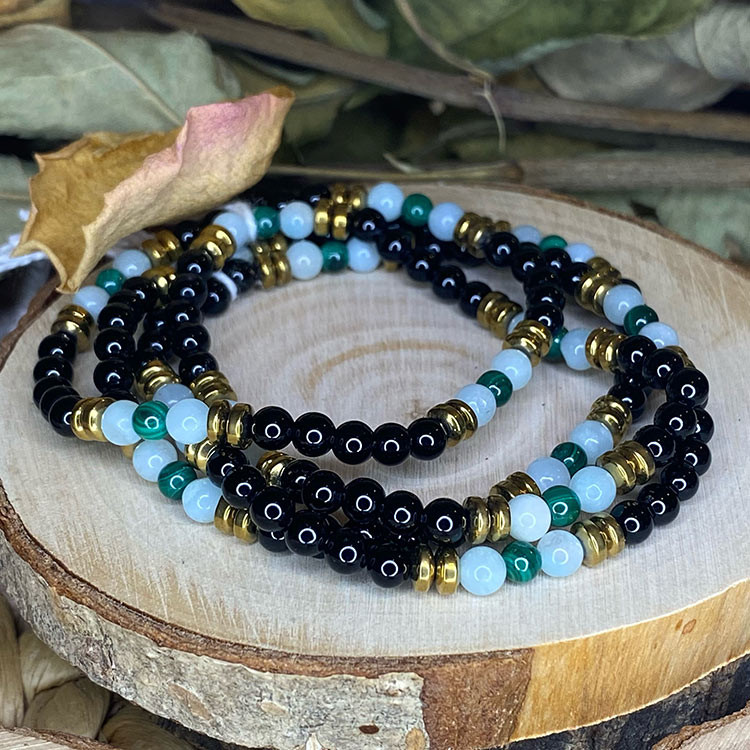 Bracelet Ethnique plénitique lithothérapie Bracelet Ethnique plénitique lithothérapie