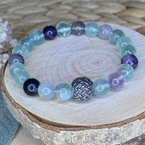 bracelet en fluorite