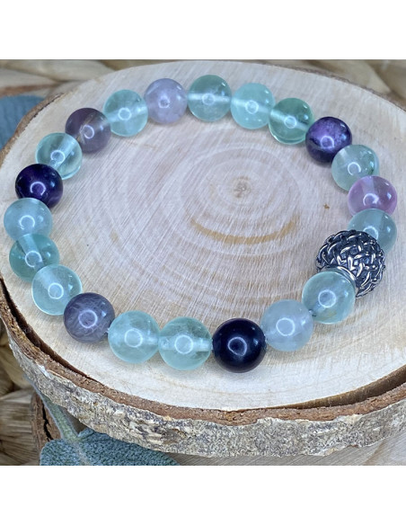 bracelet en fluorite