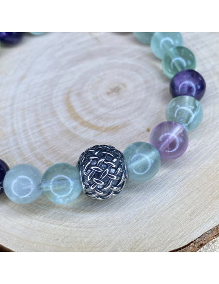 bracelet en fluorite