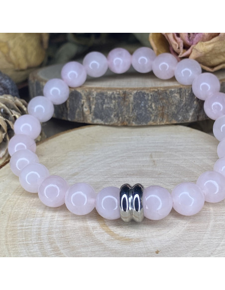 Bracelet quartz rose