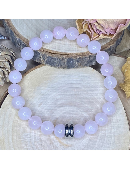 Bracelet quartz rose