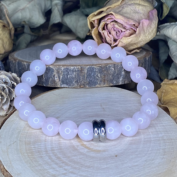 Bracelet quartz rose