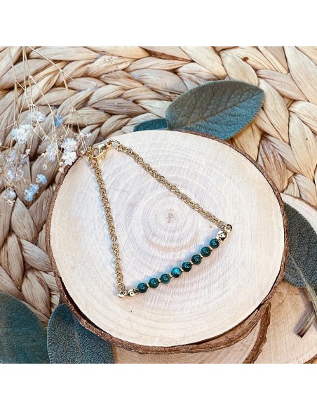 bracelet en malachite