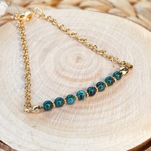 bracelet en malachite