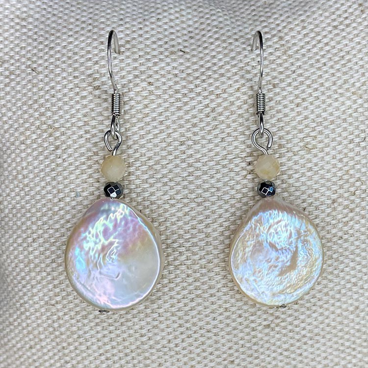 boucles d'oreilles femme perle d'eau boucles d'oreilles femme perle d'eau