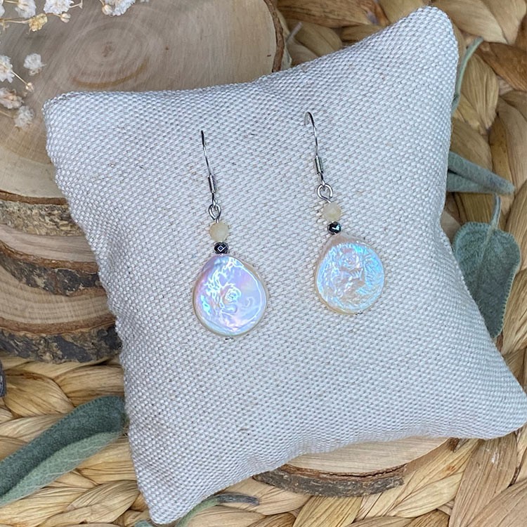 boucles d'oreilles femme perle d'eau boucles d'oreilles femme perle d'eau