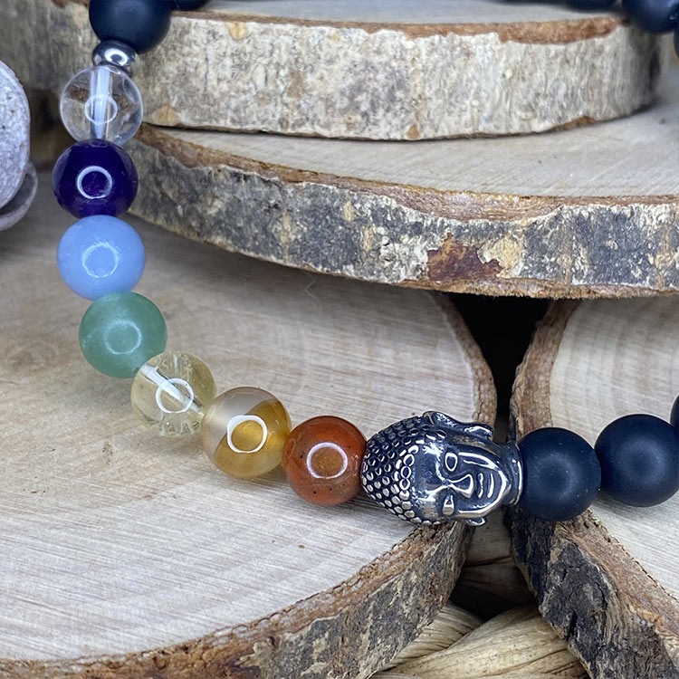 Bracelet bouddha 7 chakras