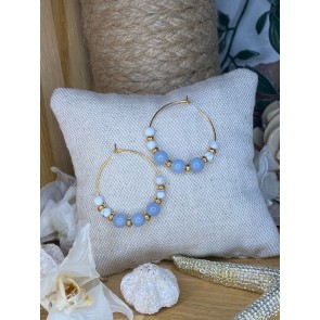 Boucles d'oreilles Blue Ritual