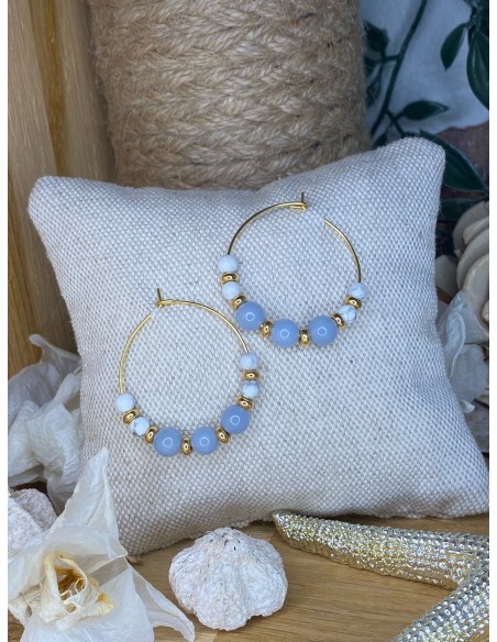Boucles d'oreilles Blue Ritual