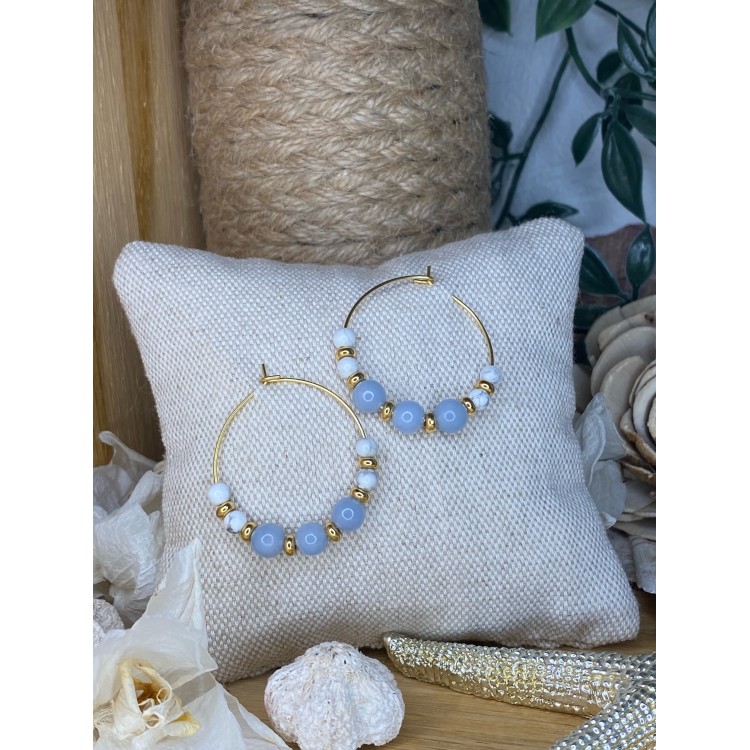 Boucles d'oreilles Blue Ritual