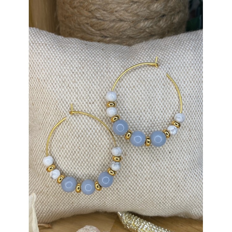 Boucles d'oreilles Blue Ritual