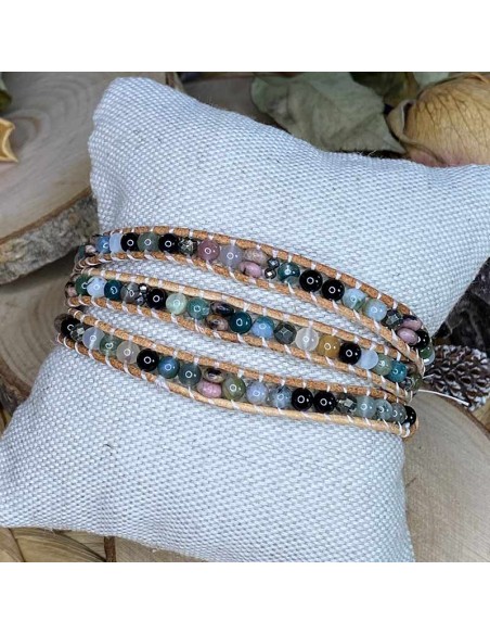 bracelet 3 tours lithothérapie bracelet 3 tours lithothérapie